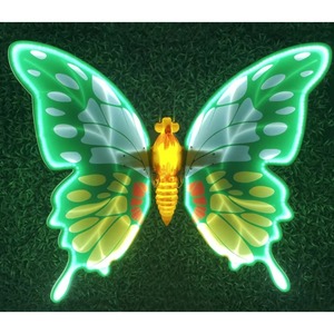 Luces LED Púrpuras Dinámicas con Temática de Mariposas para Parques, Iluminación Decorativa Perfecta para Festivales y Navidad al Aire Libre - Product Image 3