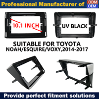 Cadre d'autoradio pour voiture, directement de l'usine, pour TOYOTA NOAH/ESQUIRE/VOXY 2014-2017, compatible avec les autoradios Android