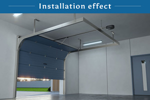 Puerta de garaje de aleación de aluminio blanca moderna Puerta seccional aislada a prueba de agua Control remoto para villas Almacenes Made America - Product Image 2