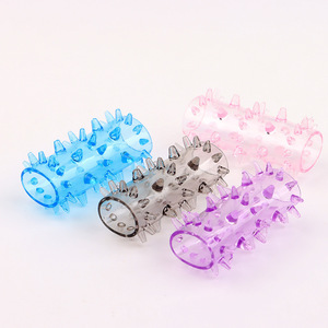 Large Caterpillar Vibrator Head Cover <b>TPE</b> Medium Size For Adult Use - Product Image 4