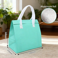 Sac isotherme en aluminium laminé imperméable pour aliments, sac de livraison de thé au lait et café, sac isotherme non tissé pour crème glacée, vente en gros