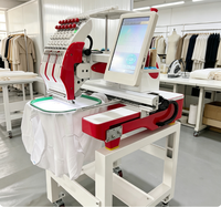 Machine à broder plate automatique informatisée professionnelle pour chapeaux et casquettes avec broderie personnalisée