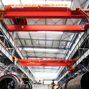 رافعة جسرية من نوع QDXX على شكل صندوق ، 10t و 30t و 40 طن ، شعاع مزدوج ، مع سرعة تحويل التردد - Product Image 3