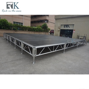 Scène modulaire en aluminium 6mx6m, hauteur réglable, pour mariages et concerts - Product Image 4