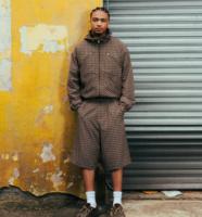 Ensemble veste et pantalon tactique coupe-vent en ripstop à carreaux, écologique, durable, personnalisé, résistant à l'eau, pour la randonnée et la course à pied