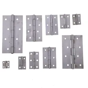 Cheap 1inch 2inch 3inch 4 Inch 5inch Extruded Iron Metal Steel Hinges For Wood Aluminum Door Casket Bisagras Para Muebles