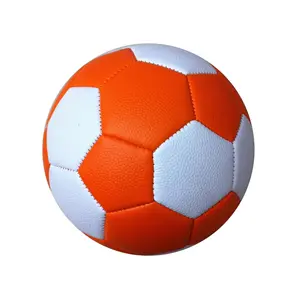 Bola de futebol personalizada tamanho 2 para crianças, mini bola de futebol em couro pu, material costurado à máquina, tamanho 3