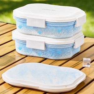 Portable Insulated Fruit <b>Container</b> 2 in 1 Leak Proof <b>Plastic</b> <b>Food</b> Storage Box for Apple Strawberry Grape to Go - Product Image 5