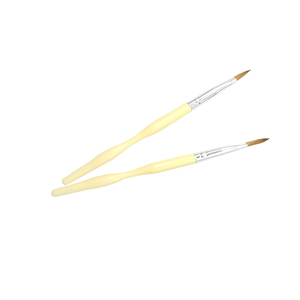 Kit de 6 pinceaux à ongles en acrylique, tailles 2 à 12, poils en nylon, manche en plastique coloré, pour poudre et sculpture, ensemble de pinceaux à ongles en acrylique pour salon - Product Image 2