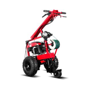 ماكينة دفن كابلات احترافية تعمل بالغاز 6.5 حصان-محرك رباعي الأشواط لطبقة كابلات الري - Product Image 2