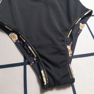 ชุดว่ายน้ำวันพีซไซส์ใหญ่ ระบายอากาศได้ดี พร้อมบราในตัว คอกลม ทรงฮิปสเตอร์ แห้งเร็ว ผลิตจากผ้าสแปนเด็กซ์/โพลีเอสเตอร์ สำหรับผู้หญิง - Product Image 4