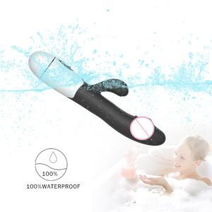 Vibrador de silicone macio para mulheres, vibrador de silicone com motor duplo, melhor vibrador de 10 velocidades, coelho rosa - Product Image 5