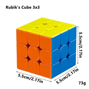 3x3 Cube Mofangjiaoshi meilong Moyu 3x3 <span class=keywords><strong>Magic</strong></span> Cube Stickerless 3x3 tốc độ khối câu đố đồ chơi cho trẻ em giáo dục - Product Image 3