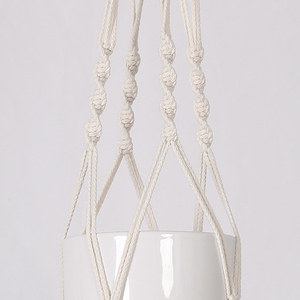 Hot Sale 42\" Indoor Boho Plant Hangers with Wood Beads Hanging Planter <b>Baskets</b> <b>for</b> Home and Garden - Product Image 3