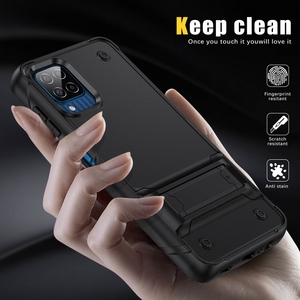 Casing Pelindung Belakang Tahan Guncangan, Casing Pelindung Belakang dengan Sandaran untuk Samsung M12 A03S Versi India Redmi Note 11P - Product Image 5
