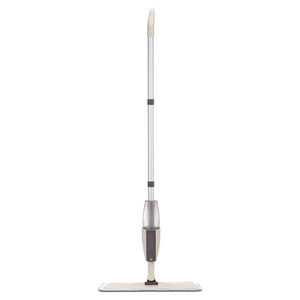 Mopa Plana de Microfibra con Mango Giratorio de Acero, Desmontable, Portátil, con Rotación de 360°, para Limpieza de Pisos, con Logotipo Personalizado al por Mayor - Product Image 1