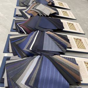 Traje de Hombre, Fabricante, Personalizado, Elástico, TR Spandex, con Rayas, 80% Poliéster, Antiarrugas, Duradero, Traje de Dos Piezas - Product Image 5