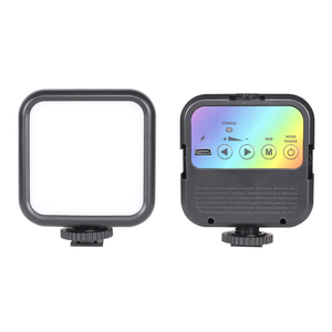 Luce LED RGB Portatile per Telefoni Cellulari, Tablet e Mini Fotocamere Selfie, Materiale ABS per Fotografia e <span class=keywords><strong>Video</strong></span> <span class=keywords><strong>YouTube</strong></span> - Product Image 1