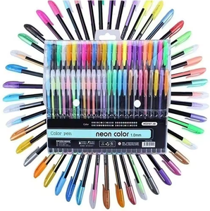 Vente en gros de stylos <span class=keywords><strong>gel</strong></span> néon à paillettes écologiques 12/18/24/36/<span class=keywords><strong>48</strong></span> /60 couleurs - Product Image 1
