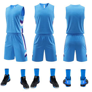Uniformes de Baloncesto Sublimados al Por Mayor, Diseño Clásico, Transpirables, Sin Mangas, Tallas Grandes, para Adultos, de Malla de Secado Rápido - Product Image 1