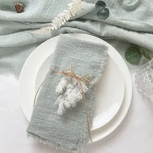 棉纱餐巾纸结婚茶巾复古厨房毛巾