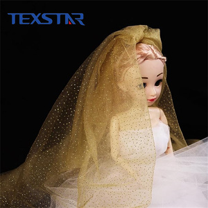 100% Polyester lấp lánh long lanh vải tuyn vải kim loại lưới cho váy váy - Product Image 6