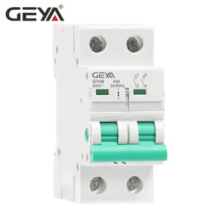 GEYA GYH8 차단 회로 차단기 제조 업체 단로기 모듈 전기 자동 변경 스위치 메인 스위치