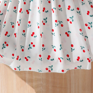 Nuovo Vestito Casual Autunnale per Bambine, Stile Country con Stampa, Collo Tondo, Maniche Lunghe, Lunghezza al Ginocchio con Fiocco - Product Image 4