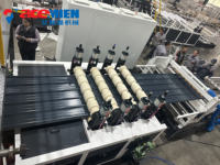Máquina para fabricar láminas de techo esmaltadas UPVC Máquina extruida para paneles de techo españoles de PVC