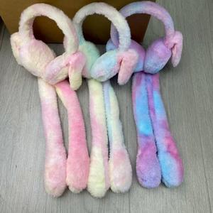Calentadores de Orejas de Peluche con Sonido de Fresa para Niños, Diseño de Oso Peludo, Tendencia de Invierno en TikTok - Product Image 1