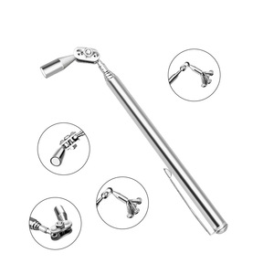 Yunbei Yb Magnetic Pickup Tool 1.5 Lb 5 Section Silver Angled Extendable Rod For Auto Repair - Product Image 1