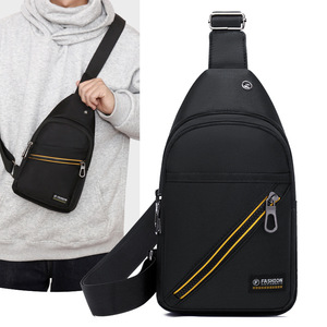 Sac bandoulière tendance en Oxford avec petite poche zippée, sac messager pour homme, usage quotidien, toutes saisons, sac bandoulière - Product Image 5