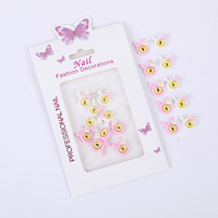 Nouveau diable oeil métal ongles breloques 3D mignon oeil de chat Halloween kawaii élève manucure accessoires