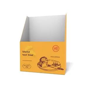 Boîtes d'emballage imprimées avec LOGO personnalisé Boîte d'emballage alimentaire d'emballage en papier kraft blanc Salade Sushi Collations Chips Poulet frit Burgers Popcorn