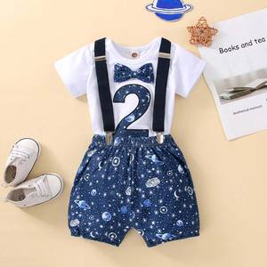 <span class=keywords><strong>Tenue</strong></span> de premier anniversaire pour bébé garçon BBOF-009 - Product Image 3