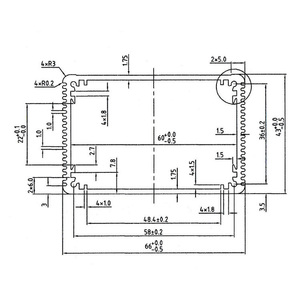 Nhà Máy Giá Ép Đùn Nhôm Bao Vây Trường Hợp Vỏ Tản Nhiệt Kích Thước Tùy Chỉnh Màu Thiết Bị Điện Tử Hot Nhôm Bao Vây - Product Image 5