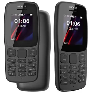 second-hand mobile phone for nokia 106 (2018) GSM 2G feature phone with keyboard dual-sim wholesale good price fast delivery