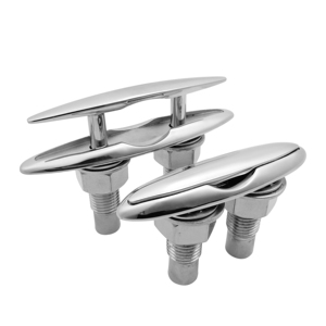 316 Stainless Steel Double Layer Push Pull Bolt Marine Bollard <b>Yacht</b> Hardware - Product Image 1