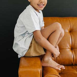Hot Summer Casual <strong>Shorts</strong> for Boys 100% Cotton Corduroy Fabric Quick Dry Embroidered <strong>Kids</strong> Wear - Product Image 2