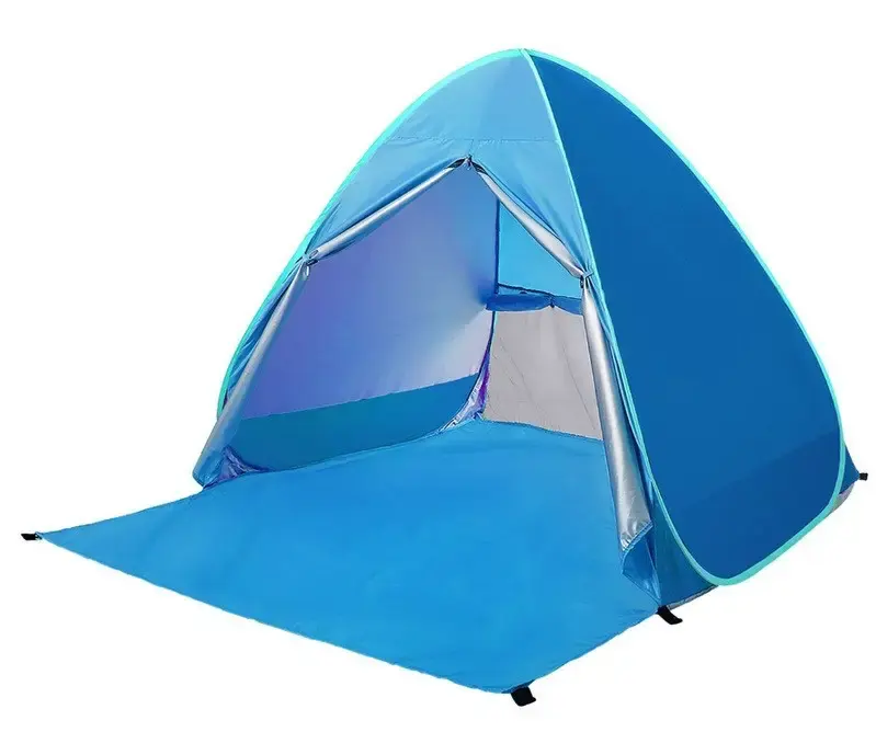 Tente anti-UV à ouverture rapide NPOT avec protection UPF 50 + pare-soleil portable pour la plage