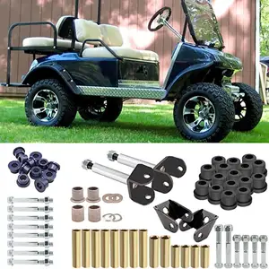 Kit de pesca de carrinho de golfe premium, kits de reparo de carrinho de golfe com ponta frontal e traseira, para clube, carros, gás e elétrico 1993-up