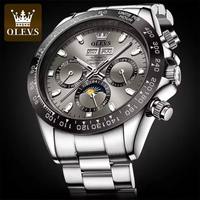 Montre mécanique automatique de luxe pour homme OLEVS 6654, étanche 3 ATM, multifonction avec cadran et bracelet