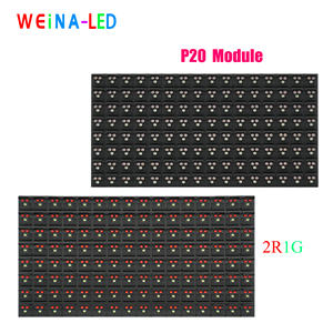 จอแสดงผล LED สองสี P20 กันน้ำระดับ IP65 ความสว่าง <span class=keywords><strong>9000cd</strong></span> สำหรับป้ายบอกทางจอดรถและป้ายข้อมูลคงที่บนทางหลวง - Product Image 2