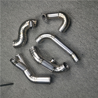 Kit de tuberías de entrada de succión para Nissan Skyline R32 R33 R34 RB26DETT, escape de titanio