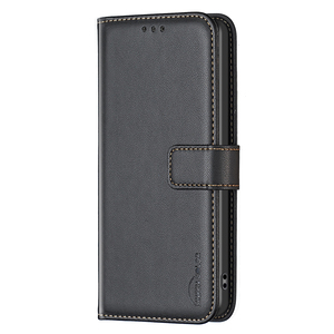 Custodia per telefono a portafoglio Business Flip in pelle per Tecno Spark 20 Pro +/Spark 20 Pro Plus ITEL A04 con custodia per telefono con slot per schede - Product Image 3