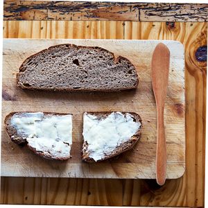Couteau à beurre en bois personnalisé en gros, cuillère à visage, couteau à condiment, étaleur de beurre de cacahuète, étaleur de crème pour sandwich, idéal pour les cadeaux - Product Image 5