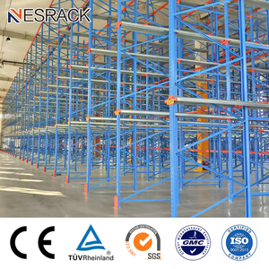 Yüksek Yoğunluklu Ağır Hizmet Tipi Soğuk Haddelenmiş Çelik Drive-In Palet Rafı Depolama Forklift Erişimli Civatalı Yapı Sistemli Drive Raf Sistemi - Product Image 6