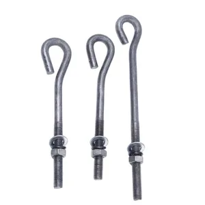 China Supplier High Quality Foundation Anchor Bolt L-Bolt Hot Dip Galvanized With Nut And Washer