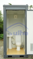 Toilettes nouvellement préfabriquées Toilettes portables Salles de bains préfabriquées Chantier de construction Toilettes mobiles à faible coût