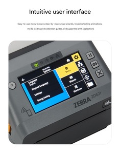 <span class=keywords><strong>Zebra</strong></span> Brand ZD621 203dpi Imprimante thermique industrielle 4 pouces USB RFID Imprimante de codes à barres pour l'entreposage - Product Image 3